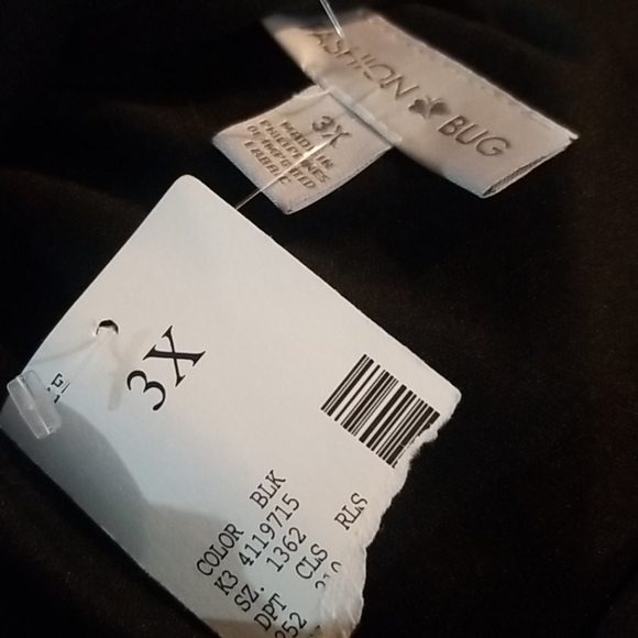 Fashion Bug Size 3X Black Dress Day to Night - Picture 7 of 7